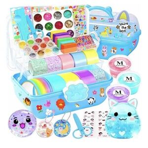 Nano Tape Bubble Kit for Kids, 4 Sticky Ball Tapes and 6 Nano Tapes, Squishy ...